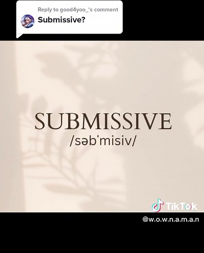 Understanding Submissive Behavior: Definitions and Examples
