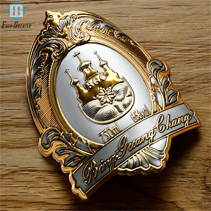 [Hot Item] Printable Self Adhesive Aluminum Wine Metal Sticker Label Metal Label
