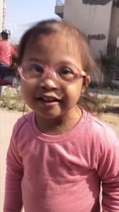 This brave little girl, who has Down Syndrome and low muscle tone takes on steps for the very first time 👏 via ViralHog | Metro