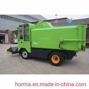 [Hot Item] Dung Collecter for Cow Cattle Calf Animals Manure Collector 5m³