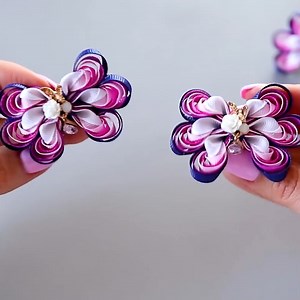 DIY Grosgrain Ribbon Bows | MiLena Handmade