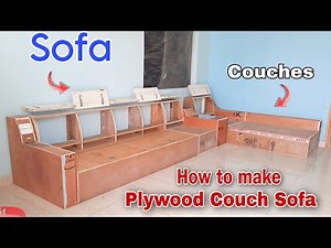 How to make Couch sofa at home in 2 days|plywood sofa|sofa design | woodworking |DIY a home sofa
