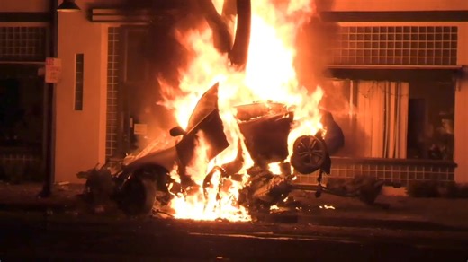 NEW: A fiery crash in Fremont leaves one person dead and shuts down a busy roadway for several hours. http://nbcbay.com/rR8ShwJ | NBC Bay Area