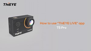 [App connection] Action camera T5 Pro After you owing a T5 Pro, if you want to know the following question, this video will help you find the answer: ◼ Which app should I download and how to download it? ◼ How to connect T5 Pro to your phone? ◼ How to connect T5 Pro to the app? ◼ How to use the ThiEYE LIVE app? ◼ How to download the photos or videos to my phone? #ThiEYE #T5Pro #App | ThiEYE