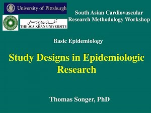 Study Designs in Epidemiologic Research - SlideServe