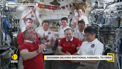 In a symbolic ceremony aboard the International Space Station, Russian cosmonaut Alexey Ovchinin handed over command to Japanese astronaut Takuya Onishi Mohammed Saleh reports | WION