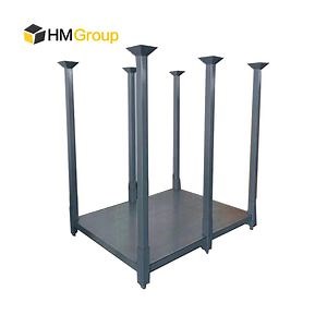 [Hot Item] Custom Powder Coating Warehouse Stacking Detachable Textile Storage Fabric Racks
