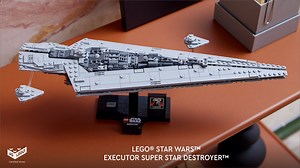 This detailed, brick-built LEGO® Star Wars™ display model comes with 2 Star Destroyers to ‘fly’ alongside and show the huge scale of Darth Vader’s flagship from the classic Star Wars trilogy. Available online and in-store now. Head to https://bit.ly/LCS_ShopNow to find out more, or get yours. #LEGO #StarWars #bricksmegastore | LEGO Certified Stores Australia & New Zealand | Facebook