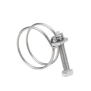 [Hot Item] Durable Stainless Steel 304 Double Wire Spring Hose Clamps