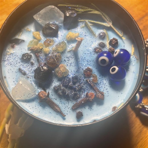 Boomerang Evil Eye Return to Sender Protection Candle - Etsy