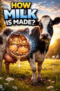 3.6M views · 77K reactions | The Hidden Milk Factory Inside a Cow, “Milk Is Made From Blood? The Truth Will Shock You!” Music: “Last and First Light” by Scott Buckley License: Creative Commons Attribution 4.0 (CC BY 4.0) #MilkScience #BiologyExplained #HowMilkIsMade #CowBiology #ScienceFacts #Evolution #AnimalScience #DidYouKnow #UnsolvedScience #nature #FoodScience #cows #biology #science #facebookreels #viralvideo | Unsolved science | Facebook