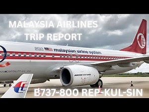 TRIP REPORT | Malaysia Airlines Boeing 737 | Siem Reap to Kuala Lumpur to Singapore