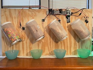 Automatic Cereal Dispenser With Facial Recognition @Raspberry_Pi #PiDay #RaspberryPi