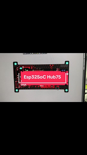 HUB75 Board #pcbdesign #ออกแบบวงจร #LED