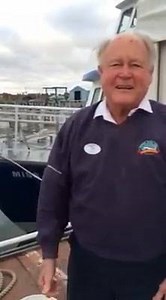 Mr. Bill Shepler of Shepler's Mackinac Island Ferry talks about the excitement of Miss Margy's first trip to Mackinac. Stay tuned for more photos of the journey! | Mackinac Island Tourism Bureau