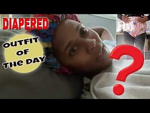 DIAPERED Outfit Of The Day GRWM| New Goodnites Large Girl Size Under Bulky/Discreet?