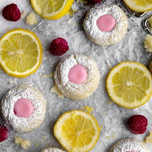 Raspberry Lemonade Cookies - Lane & Grey Fare
