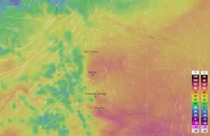 1.2K views · 44 reactions | From hot summer to cold winter: a massive temperature drop is expected in the state of Colorado. Temperatures will drop from 28 °C / 82 °F to -4 °C / 24 °F in just 12 hours! See it live on Ventusky: https://www.ventusky.com/?p=40.9;-105.3;5&l=temperature-2m | Ventusky | Facebook