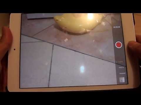 iPad Mini iOS 7: How to Switch Camera Mode Between Photo/Video/Square