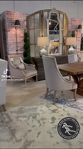 6.9K views · 13 reactions | How gorgeous is this dining room!? This 110" extension dining table is beautiful and functional, and pairs well with these elegant chairs! | Room to Room Furniture | Facebook