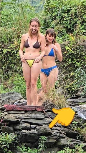 The most wonderful moments at tropical waterfalls #waterfall #travel #stream