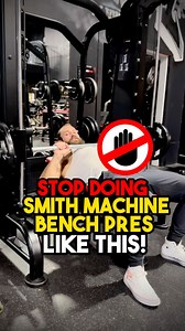 29K views · 453 reactions | ❌Stop doing smith machine bench press...