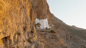 clip-3856790657-sacred-panagia-hozoviotissa-monastery-shining-sunrise ...