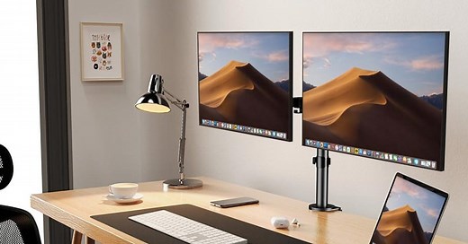 Clean up your desk with this dual 32-inch monitor arm at 40% off, now $16.50