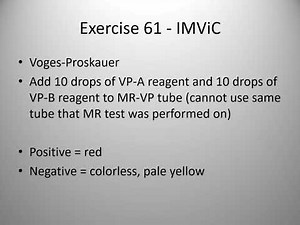 Biochemical Tests