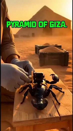 A Scorpion Camera Entered the Great Pyramid… What It Found Was Impossible