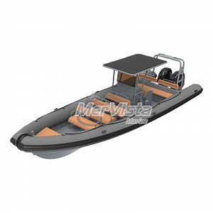 [Hot Item] Rhib 860 Tourist Fishing Aluminum Rib Orca Inflatable Boats for Sale