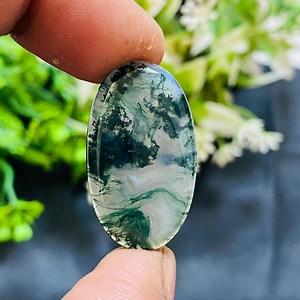 Wonderful Moss Agate Gemstones Wholesale Moss Agate Cabochon Loose Flat Back Both Polished Crystal for Making Jewelry Handmade Gemstones - Etsy Australia