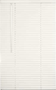 LOTUS & WINDOWARE Cordless 1" Aluminum Mini Blind 40" Wide x 60" Long, Alabaster, Room Darkening Metal Indoor Window Blinds for Home and Office