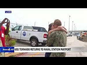 USS Tornado returns to Naval Station Mayport