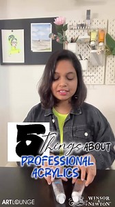 5 Reasons Why Artist Prefer Winsor & Newton Professional Acrylics: 1. Highest quality, brilliant colours with maximum-pigment load 2. Unlike many acrylics, they maintain consistent colour from wet to dry, ensuring accuracy in your artwork. 3. Their buttery texture makes them easy to blend, layer, and work with across various surfaces. 4. Formulated the range to have a longer working time on the palette without compromising the drying time. Depending on the thickness of the paint, the working tim
