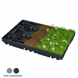 [Hot Item] Modular Rooftop Green Roof System Self-Watering Vertical Garden Planters Gardening Roof Usage