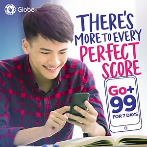 Getting top marks in school becomes easier with Go 99 and GoLEARN. 🤓 Enjoy 8GB data for all sites plus 8GB data to get straight As with Google Suite, Edukasyon, Canva, and so much more. | Globe Telecom