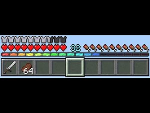 RAINBOW XP BAR IN MINECRAFT!