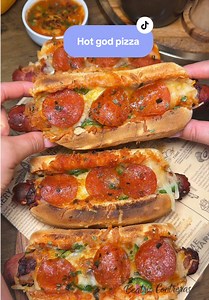 Hot dog pizza: receta fácil de pizza con hot dogs