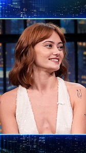 1.6M views · 7.7K reactions | Ella Purnell wanted to boop Walton Goggins' nose while filming Fallout | Late Night with Seth Meyers | Facebook