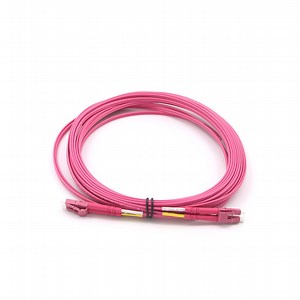 [Hot Item] Om4 Duplex Fiber Optic Patch Cable, LC/Sc/FC/St Connector, Multimode Jumper