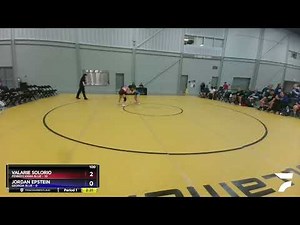 100 Lbs Placement Matches (16 Team) - Valarie Solorio, Pennsylvania Blue Vs Jordan Epstein, Georgi