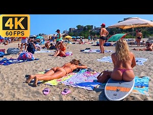 Beautiful Women on the Beach 4K 2025 | Hot Summer Walk