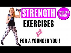 Total Body STRENGTH Exercises using DUMBBELLS For Women Over 50 | Lively Ladies