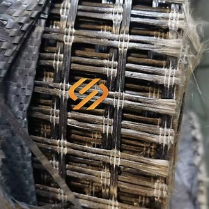 [Hot Item] PVC Coated Basalt Fiber Mesh Geogrid in Road Reinforcemnet