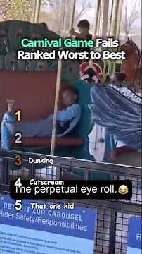 Carnivals Games Fails Ranked Worst to Best