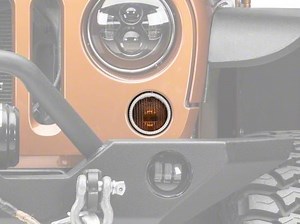 Oracle Jeep Wrangler LED Waterproof Turn Signal Halo Conversion Kit - Amber 2931-005 (07-18 Jeep Wrangler JK)