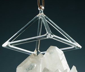 Crystal Singing Pyramid | the Original by Dieter Schrade | Quartz Pyramid by the Official Investor - Etsy