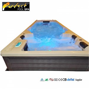 [Hot Item] 5.8m Hot Tub Endless Pool Swim SPA Swimming Pool with Big Jets