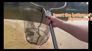 Heavy Duty Fishing Landing Net, Extendable Aluminum Telescoping Pole (70-102 in) 37in Deep Net for Saltwater Fishing